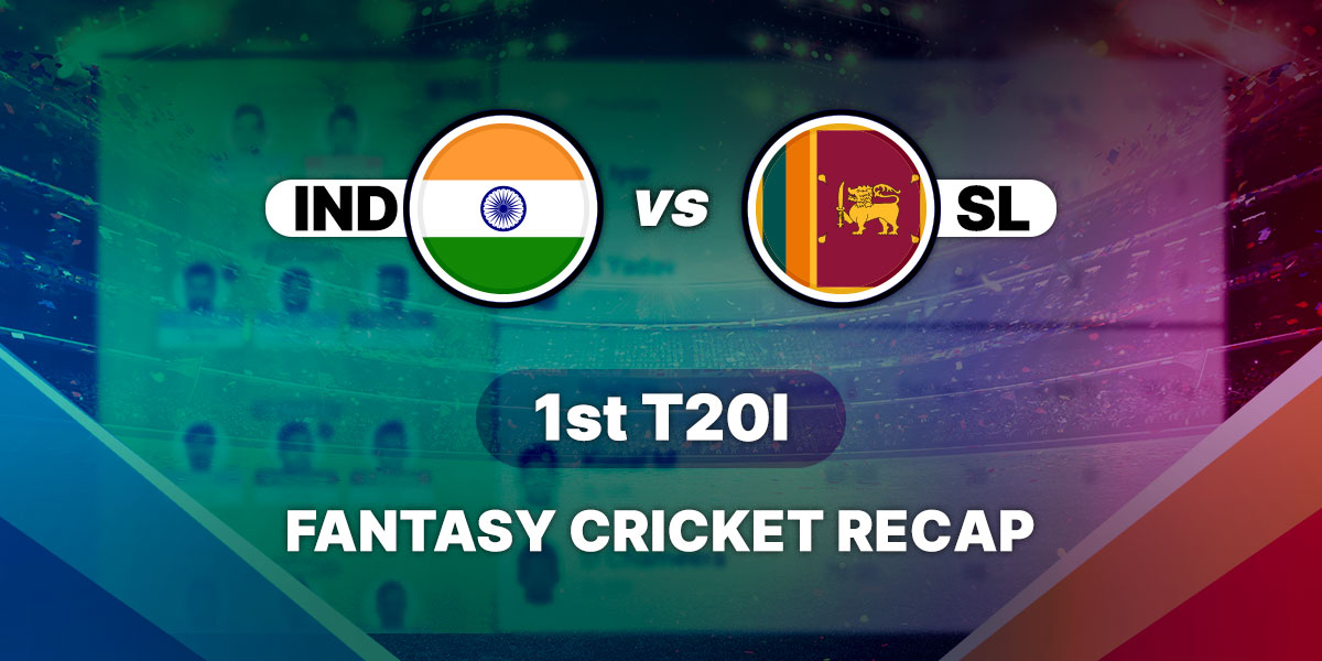 IND vs SL 1st T20I How did the top fantasy picks fare?